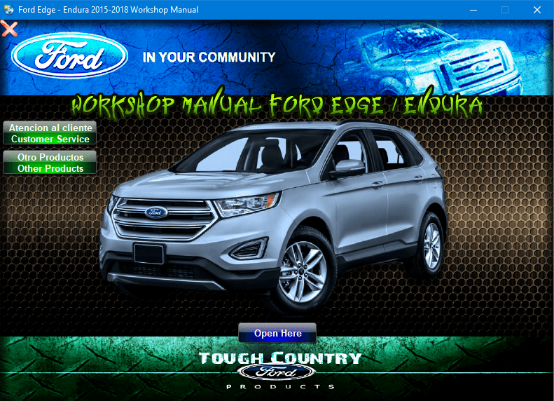 Manual De Taller Y Reparacion Ford Edge Endura 2015-2018 Manual de taller y reparación Ford Edge / Endura 2015–2018