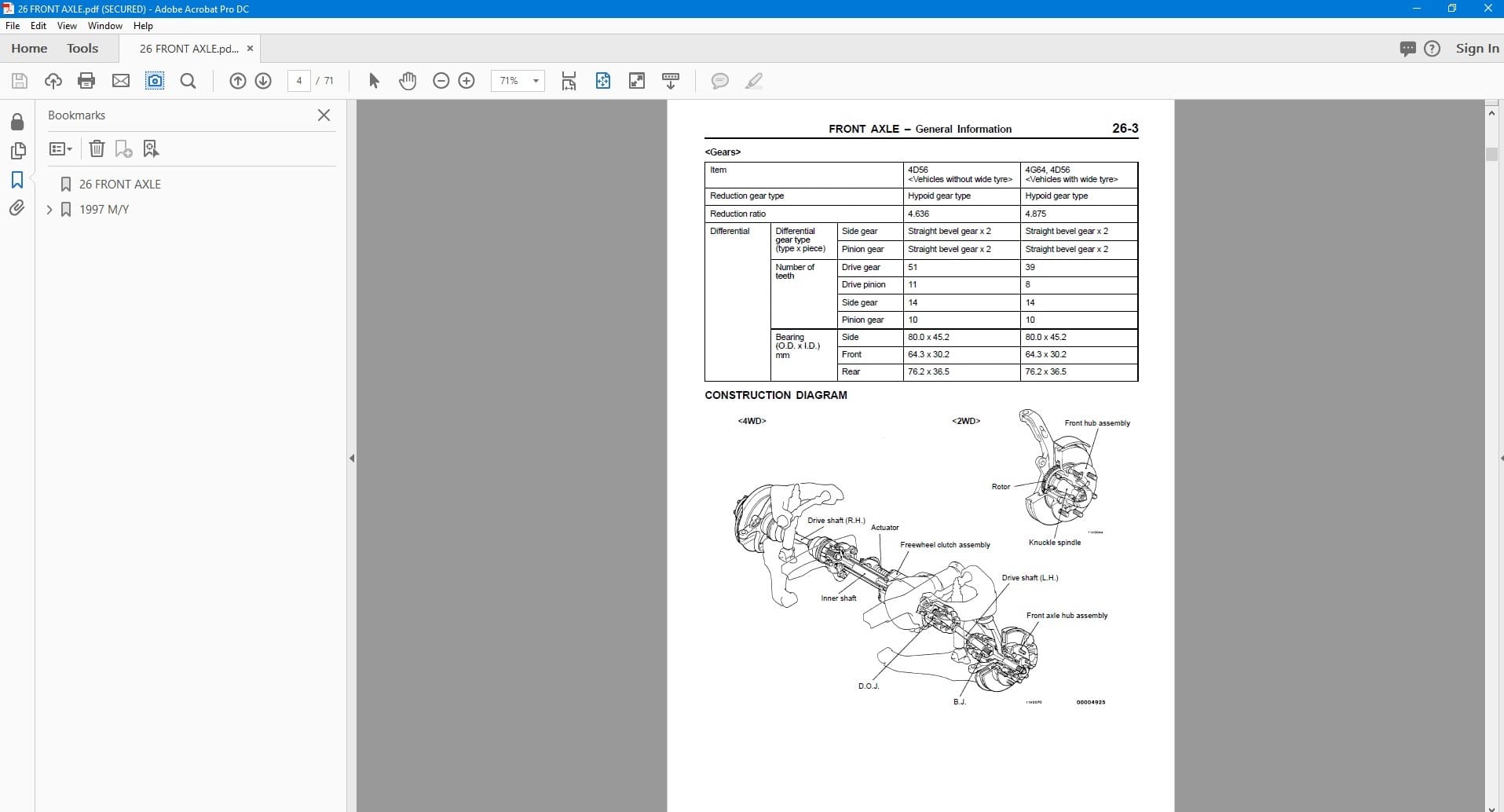 Mitsubishi L200 1997-2002 Workshop Manual - Tutalleronline - 2