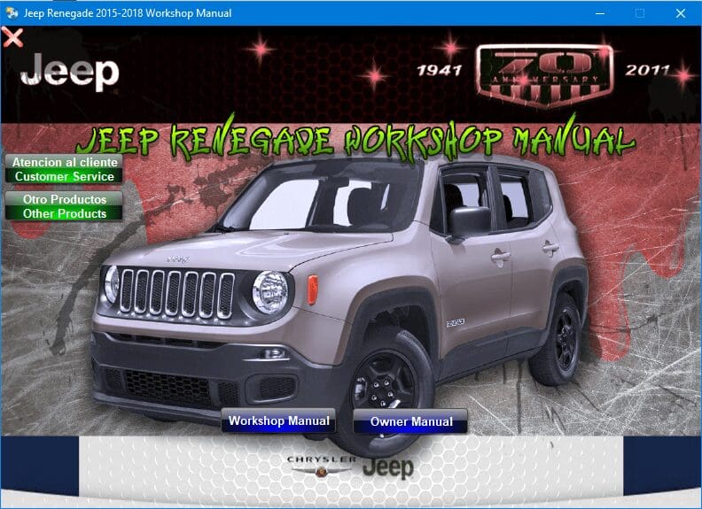 Jeep Renegade 2015-2018 workshop manual - Tutalleronline