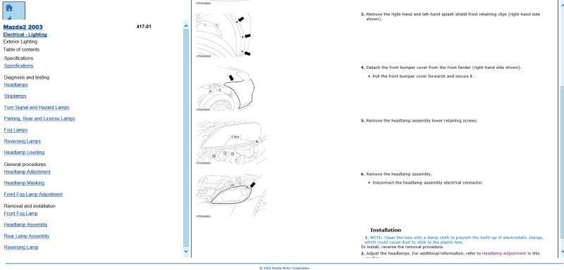 Mazda 2 DY 2003-2006 workshop Manual - Tutalleronline - 4