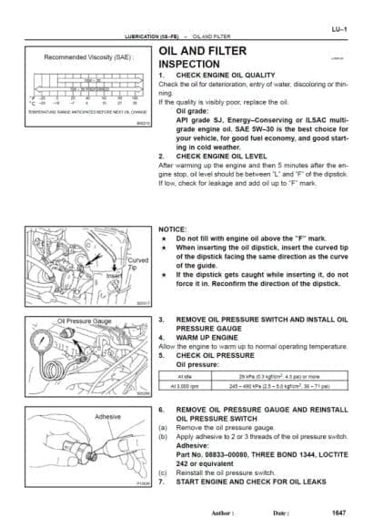 Toyota Camry XV20 workshop manual - Tutalleronline - 5
