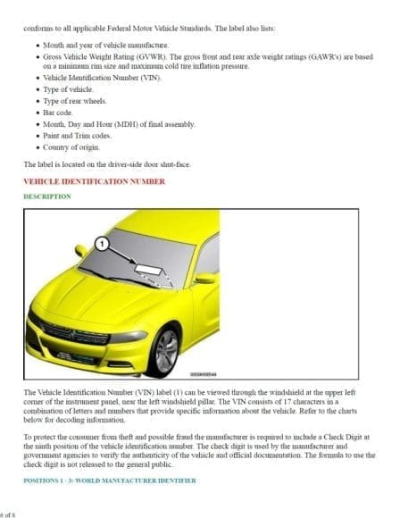 Dodge Charger LD Workshop Manual - Tutalleronline - 2