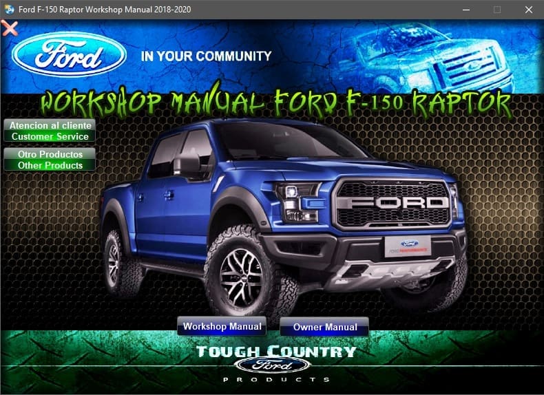 Manual De Taller Y Reparacion Ford F-150 Raptor 2018-2020 Manual de taller y reparación Ford F-150 Raptor 2018–2020