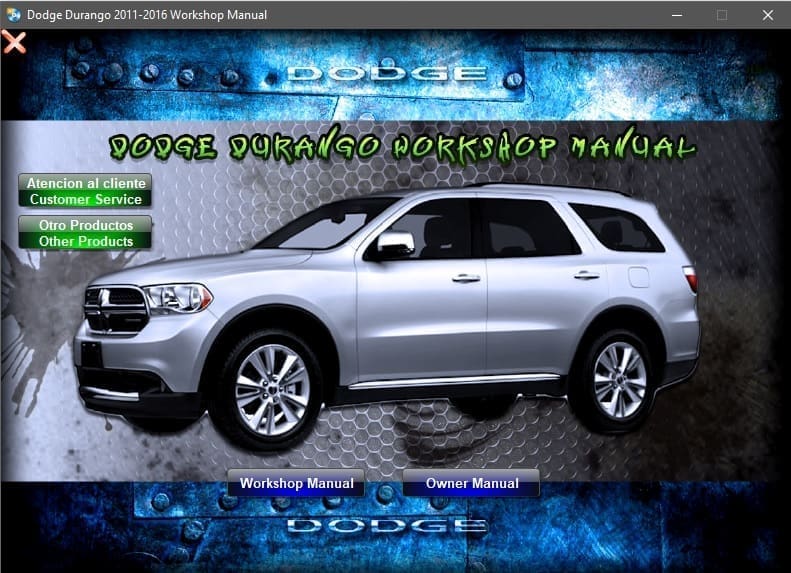 Manual De Taller Y Reparacion Dodge Durango 2011-2016 Dodge Durango 2011-2016 Workshop Manual - Tutalleronline - 1