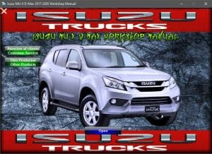 Isuzu MU-X D-Max 2017-2020 Workshop Manual - Tutalleronline - 1