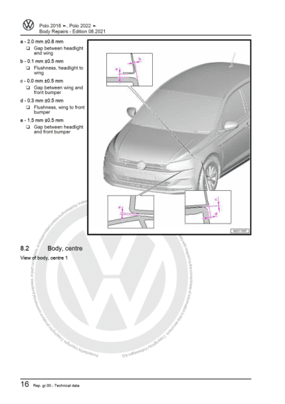 2020-2022 Volkswagen Polo Workshop Manual - Tutalleronline - 3