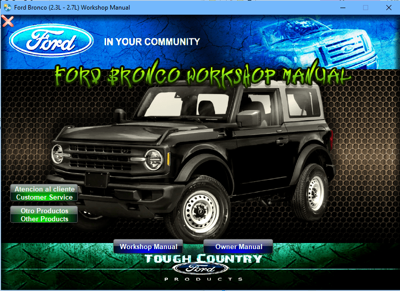Manual De Taller Y Reparacion Ford Bronco 2021-2022 Manual de taller y reparación Ford Bronco 2021–2022