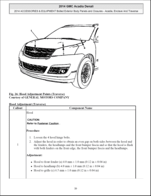 Manual De Taller Gmc Acadia Chevrolet Traverse Buick Enclave 2013 - 2016 - Imagen 3