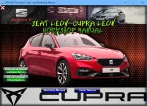 2020-2022 Seat Leon Cupra Leon Workshop Manual - Tutalleronline - 1