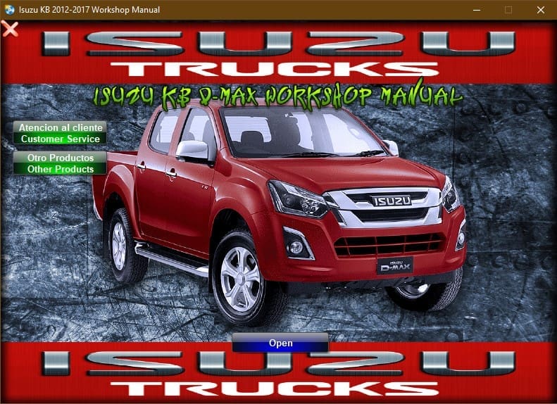 Isuzu KB D-max 2012-2017 Workshop Manual - Tutalleronline - 1 Isuzu KB D-max 2012-2017 Workshop Manual - Tutalleronline - 1