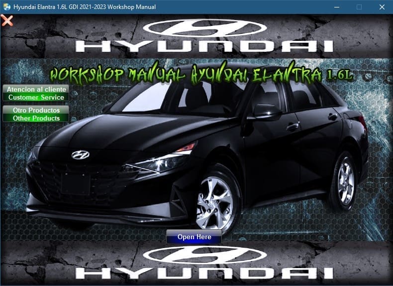 Manual De Taller Y Reparacion Hyundai Elantra 2021-2023 Hyundai Elantra 1.6L 2021-2023 workshop manual - Tutalleronline - 1