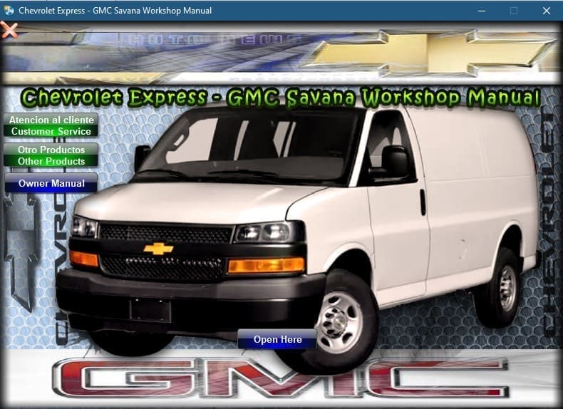 Chevrolet Express - GMC Savana 2021 Workshop Manual - Tutalleronline - 1