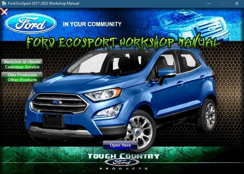 Manual De Taller y Reparacion Ford Ecosport 2017-2022 Manual de taller y reparación Ford EcoSport 2017–2022